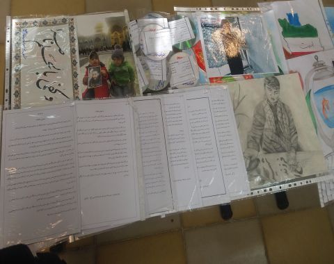 ارسال آثار دانش آموزان شرکت کننده در هفتمین یادواره یاران شیدایی